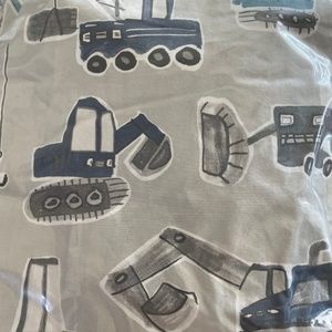Pottery Barn Jax construction duvet- twin